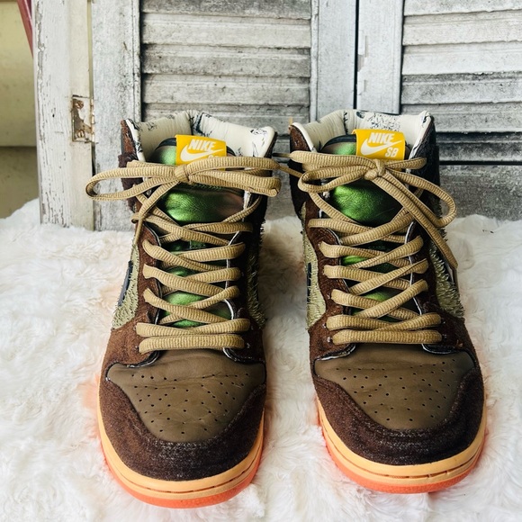 2020 Nike SB Dunk high mallard TurDunken - Picture 3 of 9